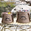 Folding Bucket Outdoor, Foldable Bucket Camping, Foldable Bucket 20 L,