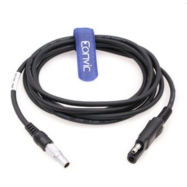 Eonvic 12V 0B 7Pin Male to SAE 2Pin Power Cable for Trimble R10 R10 R7 R8 GPS GNSS Receiver 5800 5700 4700 4800 SPS