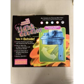 Can You Imagine Vintage Amazing Portable Light Doodler Toy Black Base New
