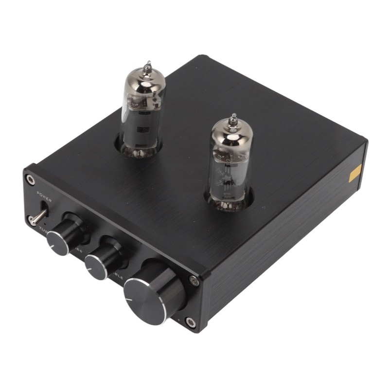 TUBE 03 Audio Amplifier Black with 6K4 Electronic Bile Duct