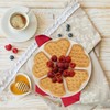 Waffle Maker 7“ Non-Stick Waffler Iron Stuffler Stuffed Wafflera 700W