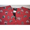 Scrub Dudz Unisex Ohio State Buckeyes Scrub Top Shirt Small
