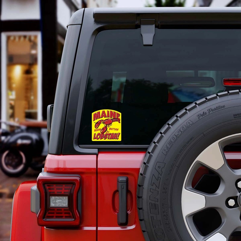 Retroplanet Maine Lobsta Beeah Buttah Die Cut Sticker
