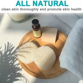 Mr. Cuishop 18 Unids/set Natural Exfoliante Facial Pad Esponja Esponja C