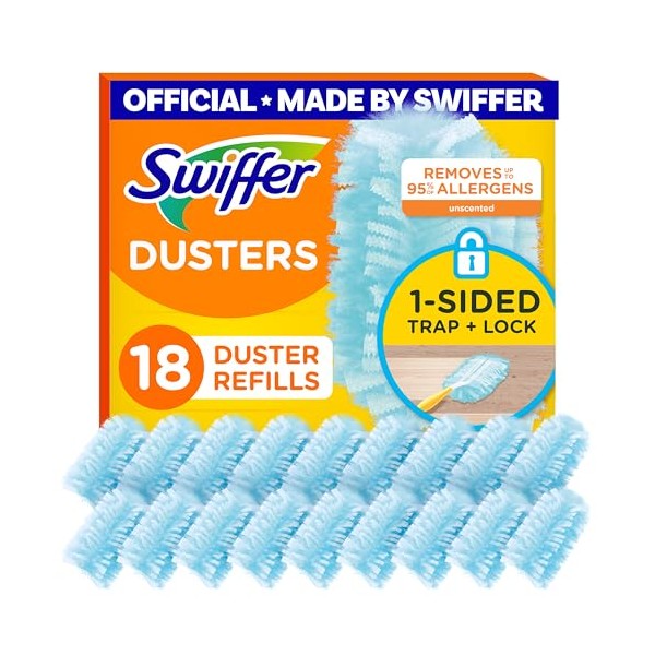 Swiffer Dusters Refill for Cleaning, Feather & Microfiber Duster Disposable
