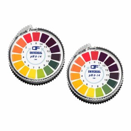 ALLVD PH Test Paper Litmus Test Paper, 16.4 ft (5 m) Basic Acidity PH Measurement Water Quality Test/Soil Inspection/Household Water/Free Research Laboratory (2 Rolls)