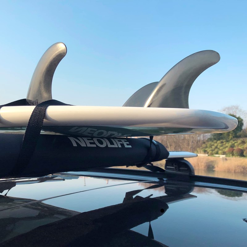 WONITAGO Soft Roof Rack Pads with Two 15 Ft Tie