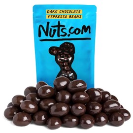 Nuts.com – Dark Chocolate Covered Espresso Bean – 2 Pound Bag, Great Snack for Adults, Good Source of Antioxidants & Caffeine – For Office, Holiday Gatherings & Home Snacking