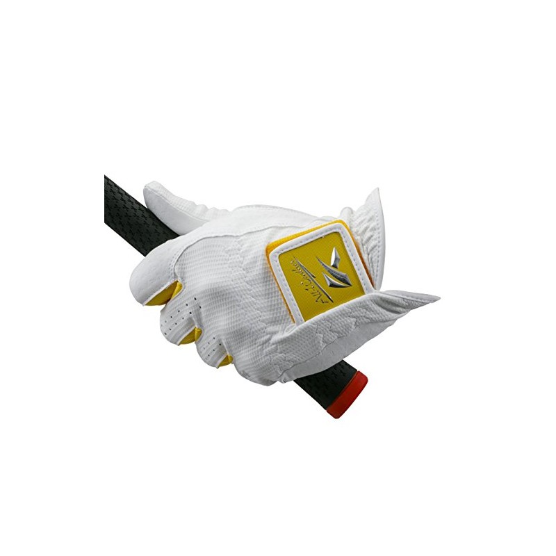 Casco ALLWEATHER SF-1716 Gloves White/Yellow, 9.8 inches (25 cm)