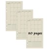 3 Packs A6 Monthly Plan Refill Paper, 240 Sheets 6