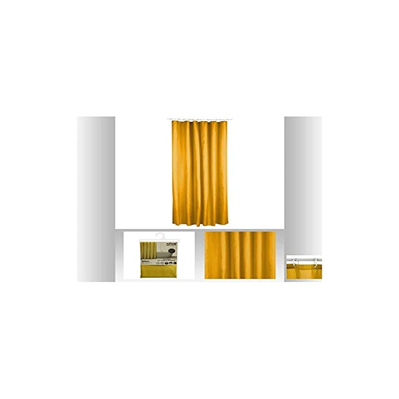 5five - Shower Curtain 180 x 200 cm Colorama Yellow