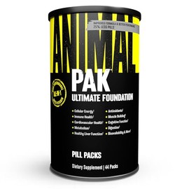 Animal Pak Daily Multivitamin for Men & Women | All-in-One Nutrition Supplement | Vitamins C, B, D, Zinc, Amino Acids, Digestive Enzymes | Supports Pe