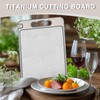 Leogony Stainless Steel Chopping Board, Titanium Cutting Board for Kitchen