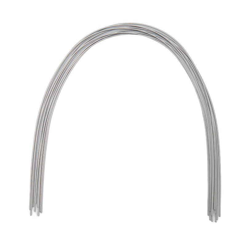 50pcs Teeth Nickel Titanium Wire Square Elasticity Medical Metal Orthodontics