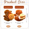 2 Pack Capybara Plush Keychain, Cute Capybara Backpack Charm, Kawaii