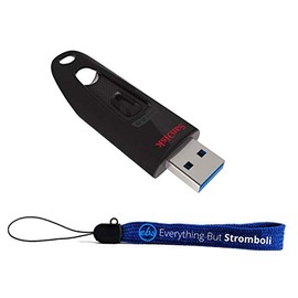 SanDisk Ultra 512GB USB 3.0 Flash Drive High Speed PenDrive 512 GB Memory Storage (SDCZ48-512G-U46) Bundle with (1) Everything But Stromboli Lanyard