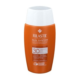 Rilastil Sun System Water Touch Fluid Comfort, Moisturising and Antioxidant, Matte Effect, SPF 30, for Sensitive, Normal and Mixed Skin, 50 ml