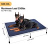 Veehoo Chew Proof Elevated Dog Bed - Cooling Raised Pet