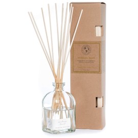 Eco Candle Co. Reed Diffuser Set, Verbena Basil, 4 oz. - Scents of Lemons, Verbena, Basil, & Cedar - Premium Fragrance and Essential Oil Blends, Clear Glass, 12 Reed Sticks, Recycled Kraft Box
