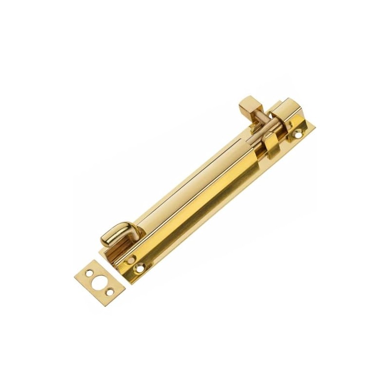 Merriway® BH00775 Swan Neck Surface Slide Door Bolt, 100 mm