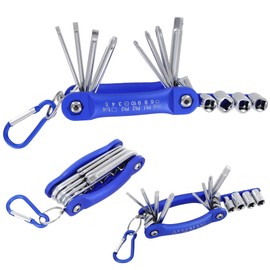 Saekulum Industriehandel Set Foldable Screwdriver CrV Hexagonal Socket Wrench Allen Key Hex Key Allen Key Folding Key