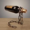 Magic Iron Chain Wine Bottle Holder Utensils Drink - Color: