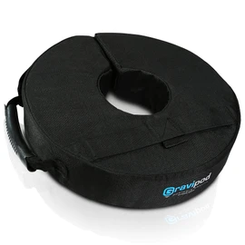 Gravipod Mini Versatile Weight Bag, Easy One-Step Split-Ring Setup - Stabilize Umbrellas, Signs, Tripods and More, Compact Weather-Resistant Design - 510945