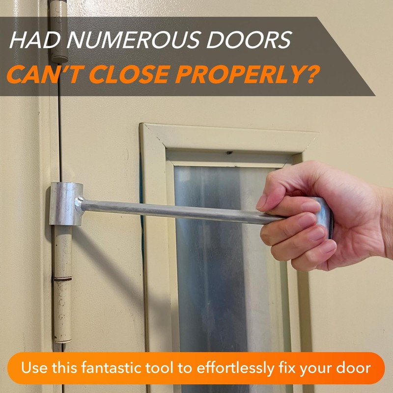 Intotal Door Hinge Adjustment Tool Kit,Hinges Gap Adjusting Wrench,Door Hinge