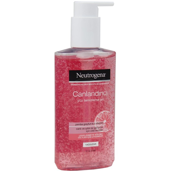 neutrogena canlandırıcı yüz yikama jeli (200 ml)