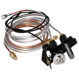 Viefow Natural Gas Pilot Assembly with Flame Sensor Fits Lennox, IHP, Serefina, Superior, Astria Vent Fireplace SIT Pilot Assembly 108084-02 /J4117