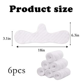 Syylqyr 6PCS Under Bra Sweat Liners, Bra Liners for Sweat Under Breast Pads, Soft and Breathable for Daily Use Sports and Travel for Women Sweating