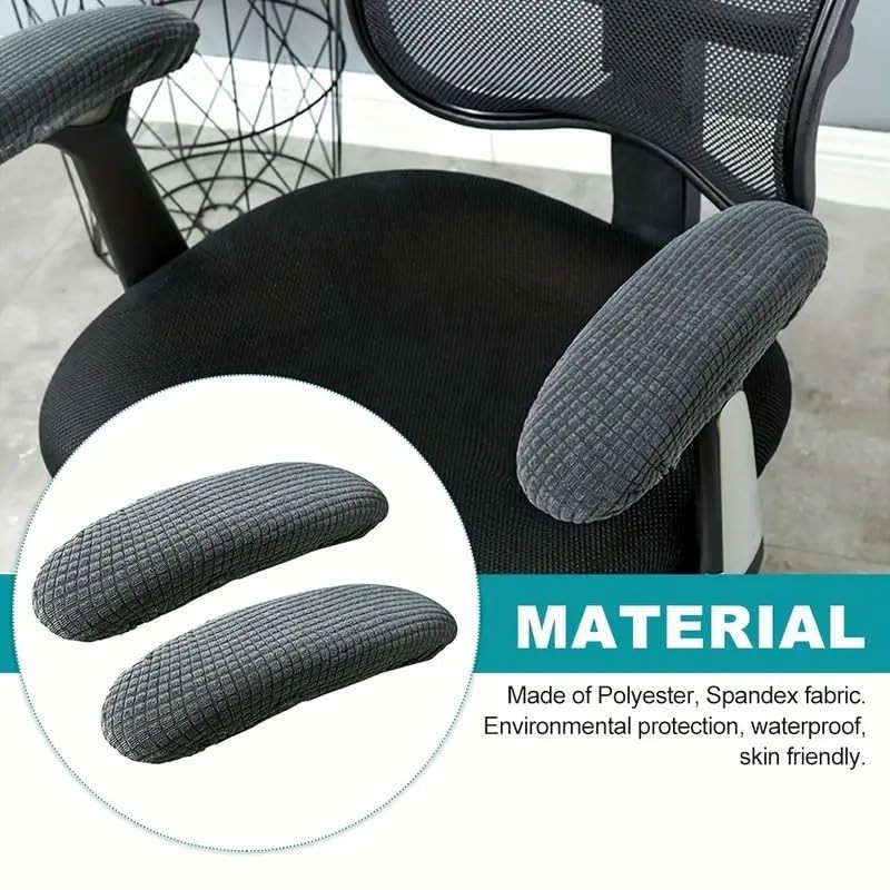 2Pcs Office Chair Arm Cover,Chair Armrest Covers, Office Seat Hand