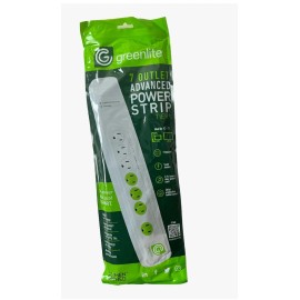 Greenlite Tier 1 Advanced Current Sensing 7 Outlet Power Strip Ideal For PC & TV