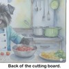 Caroline's Treasures DAC6179LCB Affenpinscher The Chef Glass Cutting Board Decorative