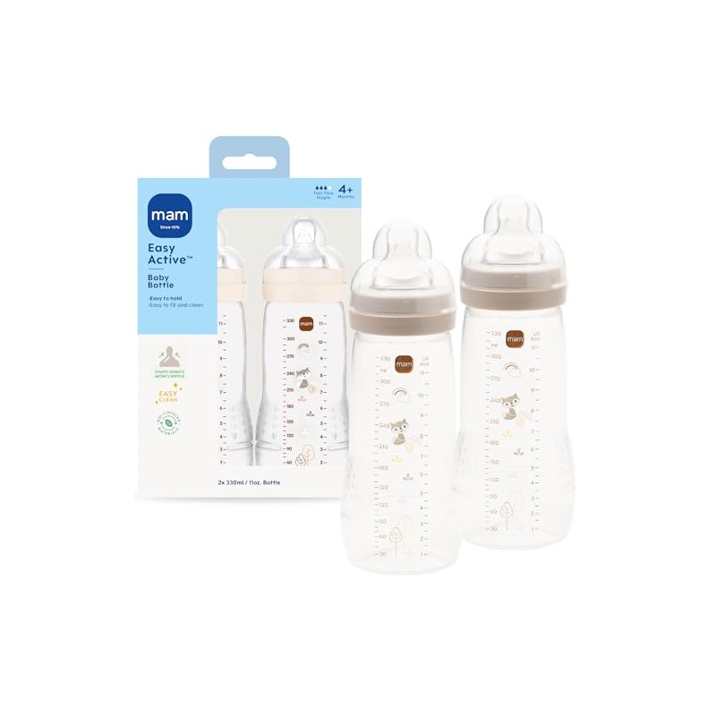 MAM Biberon Unisex, 9 onzas, 2 Unidades