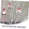 ABOOFAN 1set Independence Day Banner Patriotic Bunting for July Party