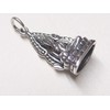 Unisex Sterling Silver Buddha Pendant - Protection Symbol - Good
