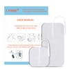 LYINIE TENS Unit Pads 32Pcs, 3rd Gen Reusable Latex-Free Replacement