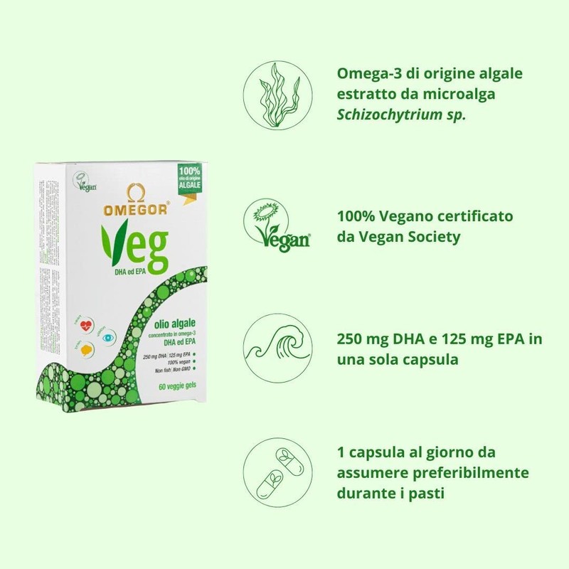 OMEGOR® VEG Omega 3 Vegan Algae Oil | The Only