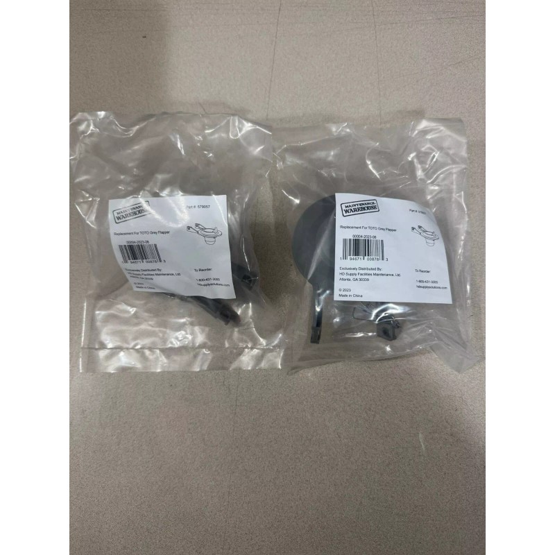 HD Lot of 2 Replacement For TOTO Grey Flapper
