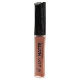 Rimmel London Stay Matte Liquid Lip Color with Full Coverage Kiss-Proof Waterproof Matte Lipstick Formula that Lasts 12 Hours - 725 Love Bite, .21oz
