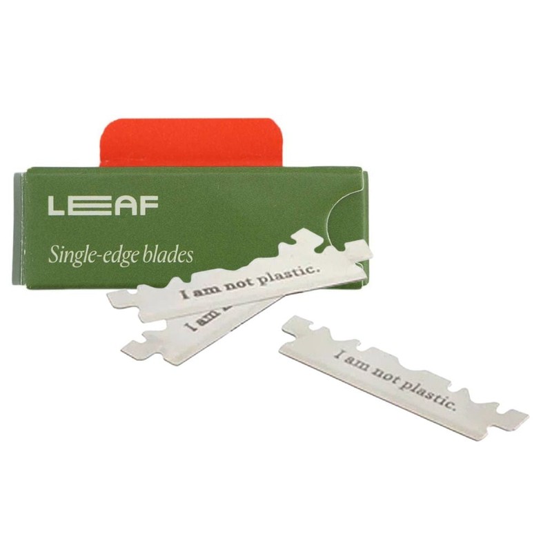 Leaf Shave Reusable Pivoting Razor (10pk Blades), Prism