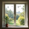 Pack of 39 Prism Window Stickers for Bird Strikes, Anti