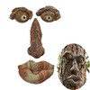 Romeeton Tree Hugger Resin Old Man Bark Ghost Face Funny