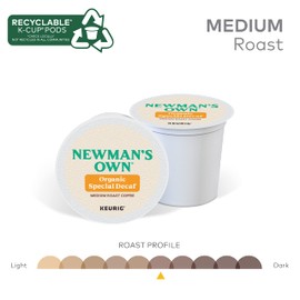 Newman's Own Organics Newman's Special Decaf K-Cup Coffee,72 count