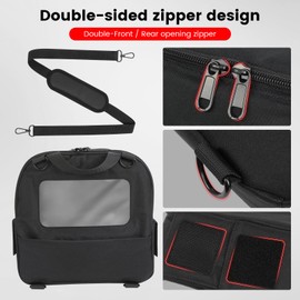 2025-2019 RAV4 Clear Trunk Organizer Storage,Small Tool Bag Organizer with Handle Compatible with Toyota Rav4 25-19 Accessories,Multifunction Carrying Crossbody Bag for Waterproof/Adjust/Men Backpack