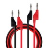 Banana Plug Silicone Test Leads Kit 2000V 20A 18AWG 4mm