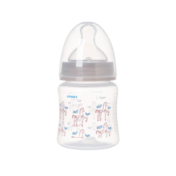 Korres Baby Feeding Bottle PP with Slow Flow Silicone Teat 0m+ 150 ml