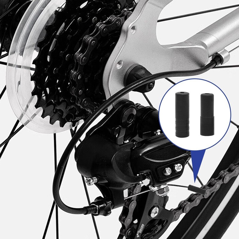 100-Piece Bicycle Brake Cable Cap And 100-Piece Transmission Cap, Anti-Rust