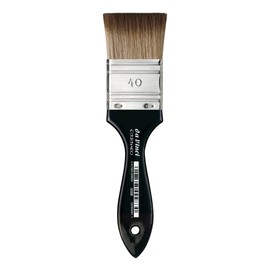 da Vinci, CASANEO, Wide Brush, Synthetic Fibres, Artist's Brush, Watercolour Painting, Liquid Acrylic Paints, Made in Germany, Wide, Size 40
